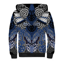 Aotearoa Iwi Ngati Tuwharetoa Personalised Sherpa Hoodie Maori Kowhaiwhai Pattern