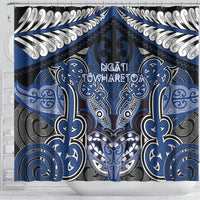 Aotearoa Iwi Ngati Tuwharetoa Shower Curtain Maori Kowhaiwhai Pattern
