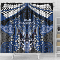 Aotearoa Iwi Ngati Tuwharetoa Shower Curtain Maori Kowhaiwhai Pattern