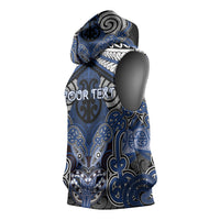 Aotearoa Iwi Ngati Tuwharetoa Personalised Sleeveless Hoodie Maori Kowhaiwhai Pattern