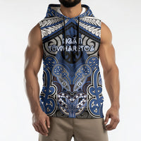 Aotearoa Iwi Ngati Tuwharetoa Personalised Sleeveless Hoodie Maori Kowhaiwhai Pattern