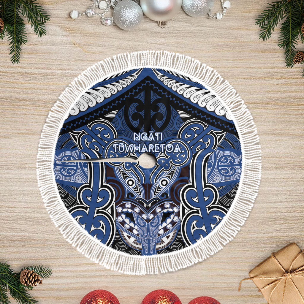 Aotearoa Iwi Ngati Tuwharetoa Tree Skirt Maori Kowhaiwhai Pattern