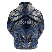 Aotearoa Iwi Ngati Tuwharetoa Personalised Zip Hoodie Maori Kowhaiwhai Pattern