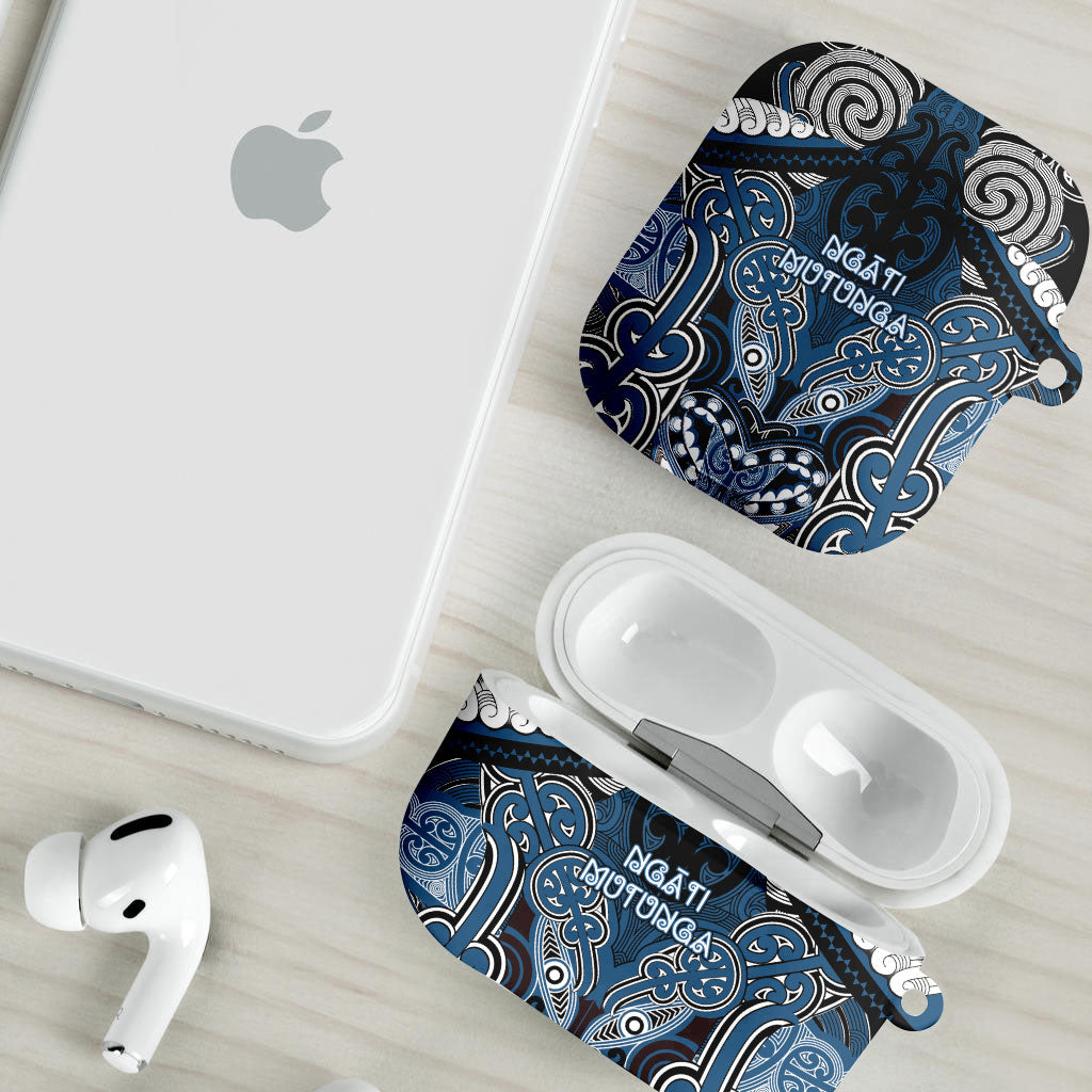 Aotearoa Iwi Ngati Mutunga AirPods Case Maori Kowhaiwhai Pattern