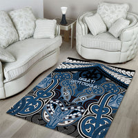 Aotearoa Iwi Ngati Mutunga Area Rug Maori Kowhaiwhai Pattern