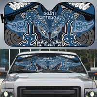 Aotearoa Iwi Ngati Mutunga Auto Sun Shade Maori Kowhaiwhai Pattern