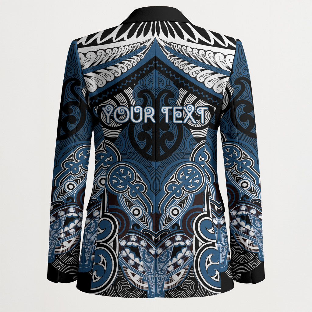 Aotearoa Iwi Ngati Mutunga Personalised Blazer Maori Kowhaiwhai Pattern