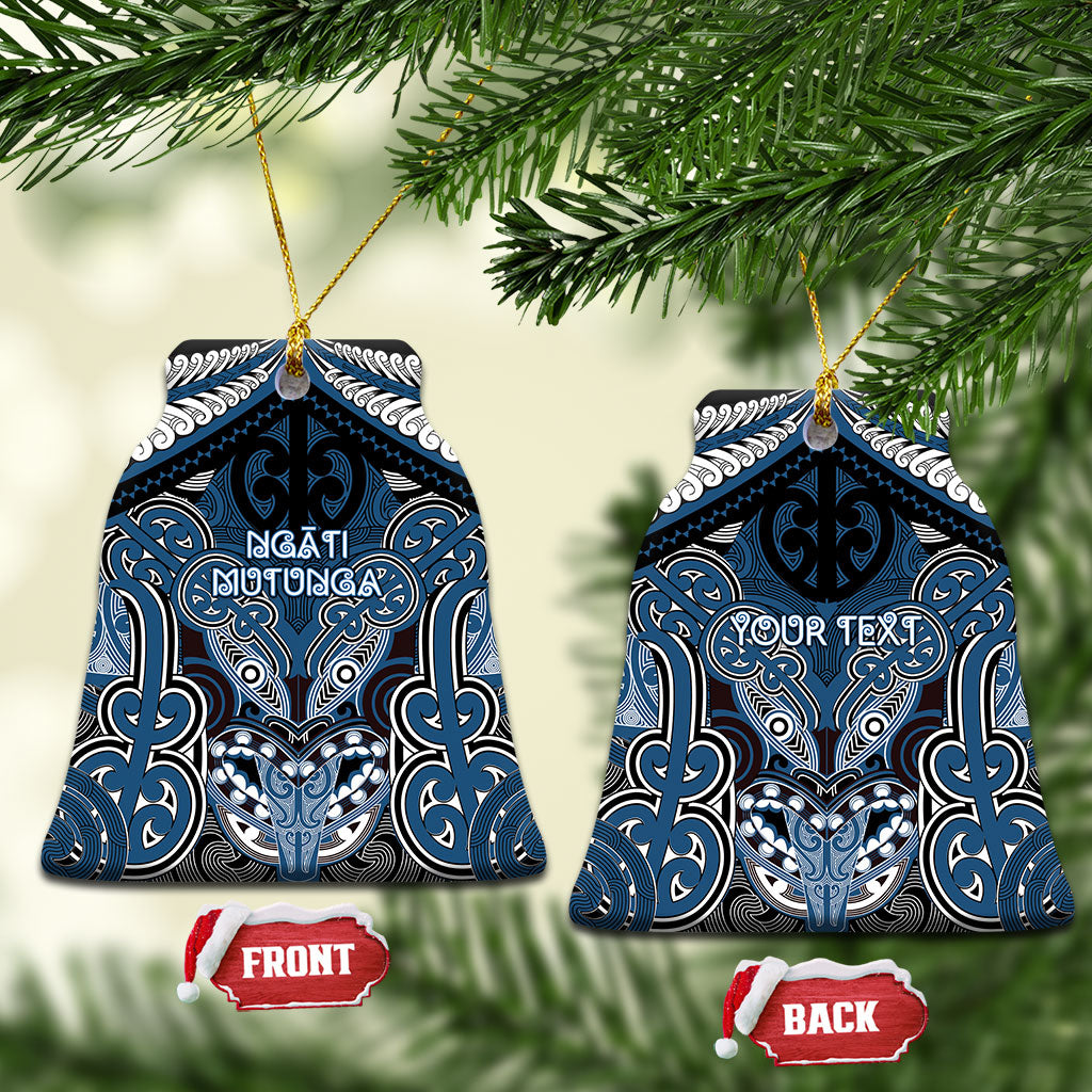 Aotearoa Iwi Ngati Mutunga Personalised Ceramic Ornament Maori Kowhaiwhai Pattern