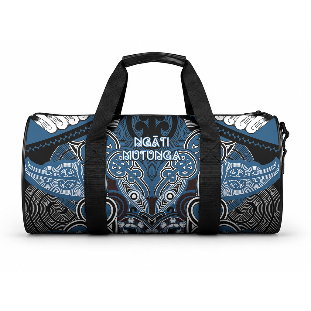 Aotearoa Iwi Ngati Mutunga Duffle Bag Maori Kowhaiwhai Pattern