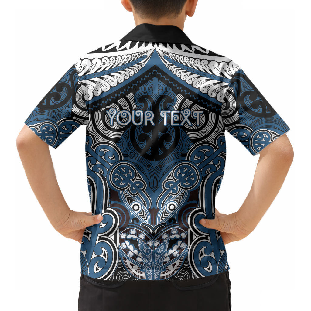 Aotearoa Iwi Ngati Mutunga Personalised Kid Hawaiian Shirt Maori Kowhaiwhai Pattern