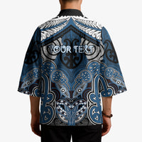 Aotearoa Iwi Ngati Mutunga Personalised Kimono Maori Kowhaiwhai Pattern