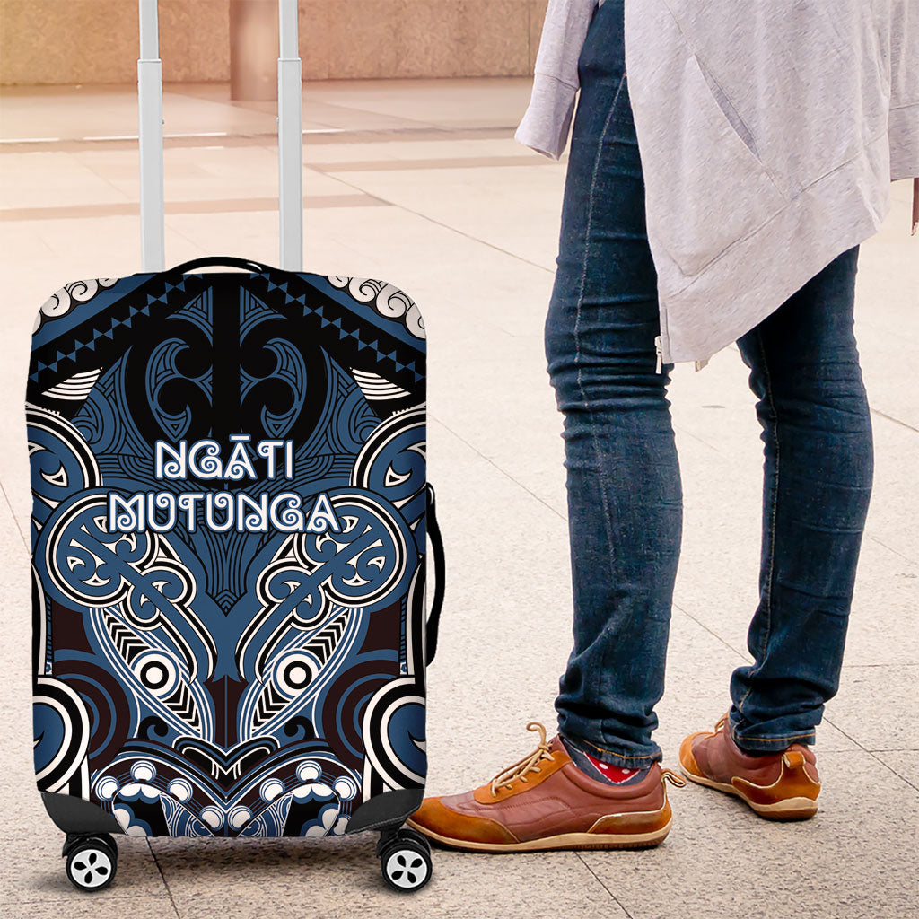 Aotearoa Iwi Ngati Mutunga Luggage Cover Maori Kowhaiwhai Pattern