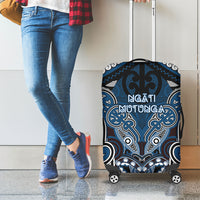 Aotearoa Iwi Ngati Mutunga Luggage Cover Maori Kowhaiwhai Pattern