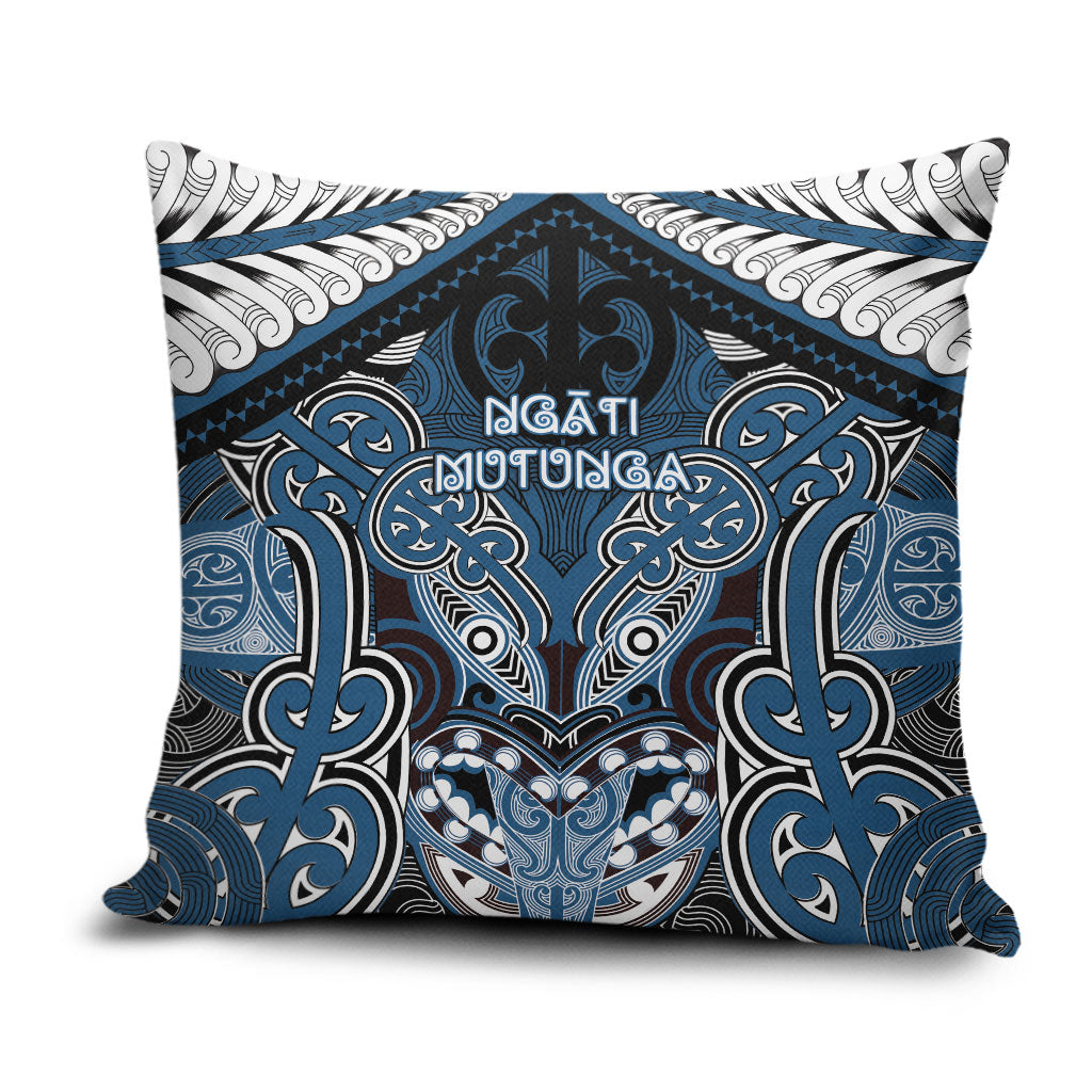 Aotearoa Iwi Ngati Mutunga Pillow Cover Maori Kowhaiwhai Pattern