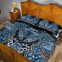 Aotearoa Iwi Ngati Mutunga Quilt Bed Set Maori Kowhaiwhai Pattern
