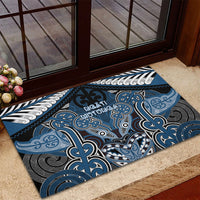 Aotearoa Iwi Ngati Mutunga Rubber Doormat Maori Kowhaiwhai Pattern