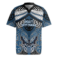 Aotearoa Iwi Ngati Mutunga Personalised Rugby Jersey Maori Kowhaiwhai Pattern
