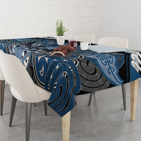 Aotearoa Iwi Ngati Mutunga Tablecloth Maori Kowhaiwhai Pattern