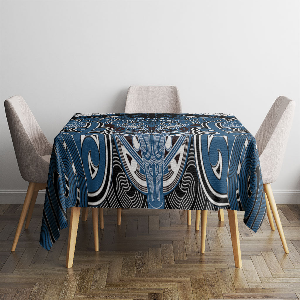 Aotearoa Iwi Ngati Mutunga Tablecloth Maori Kowhaiwhai Pattern