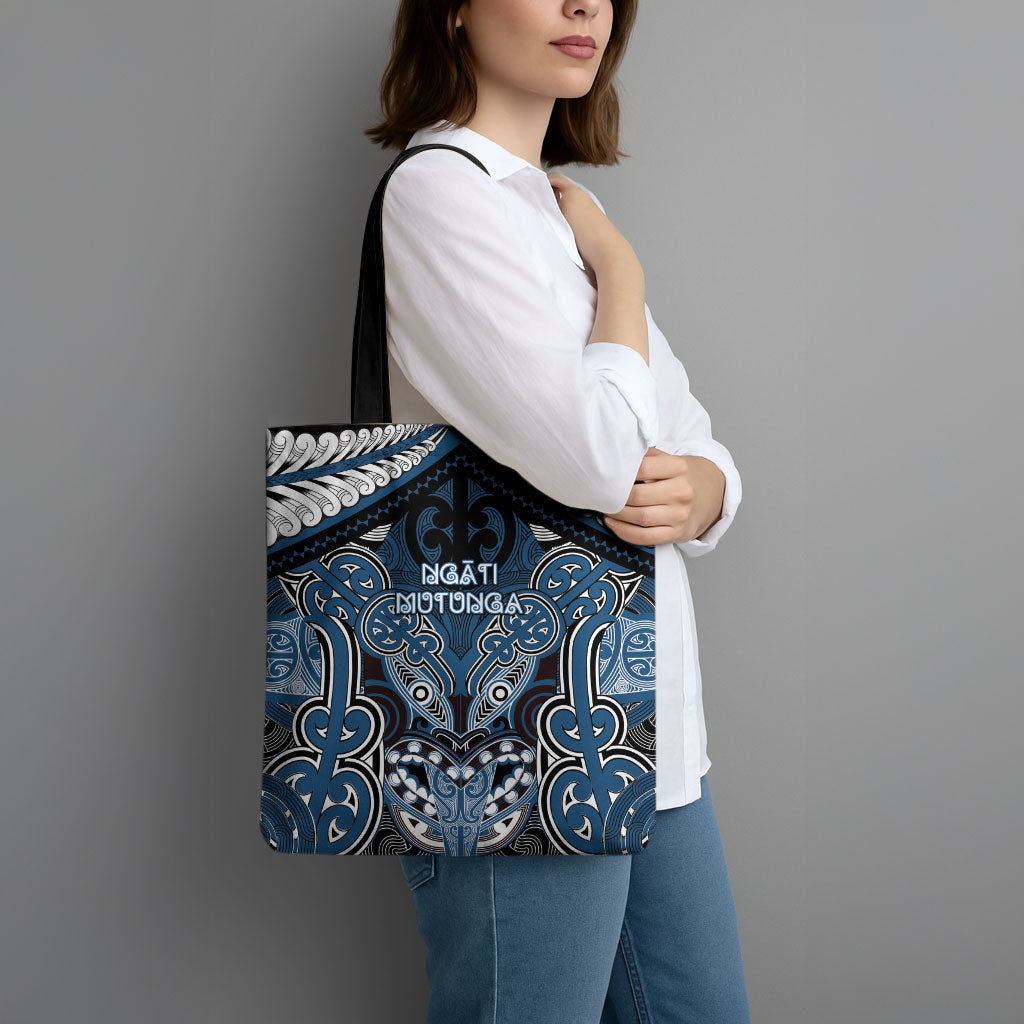 Aotearoa Iwi Ngati Mutunga Tote Bag Maori Kowhaiwhai Pattern