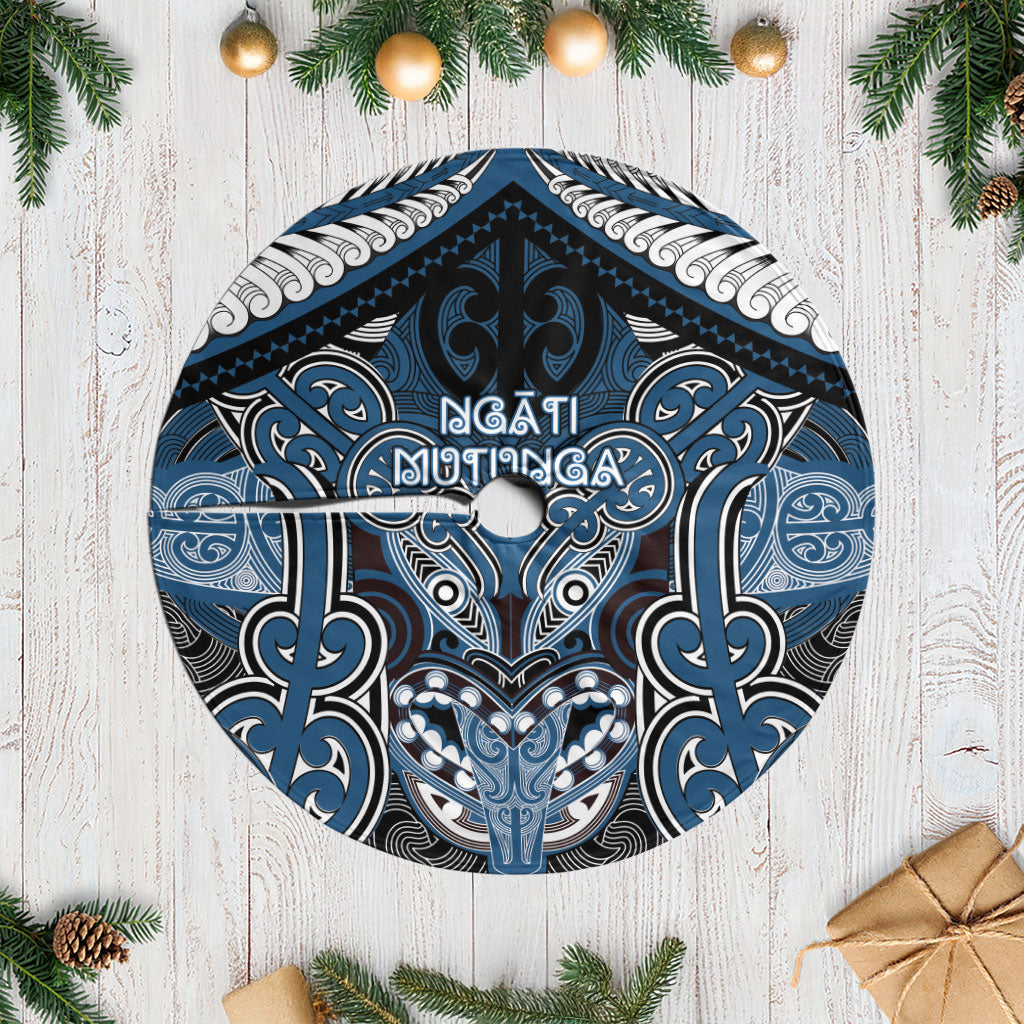 Aotearoa Iwi Ngati Mutunga Tree Skirt Maori Kowhaiwhai Pattern