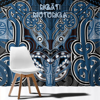 Aotearoa Iwi Ngati Mutunga Window Curtain Maori Kowhaiwhai Pattern