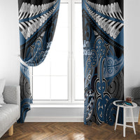 Aotearoa Iwi Ngati Mutunga Window Curtain Maori Kowhaiwhai Pattern