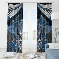 Aotearoa Iwi Ngati Mutunga Window Curtain Maori Kowhaiwhai Pattern