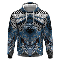 Aotearoa Iwi Ngati Mutunga Personalised Zip Hoodie Maori Kowhaiwhai Pattern