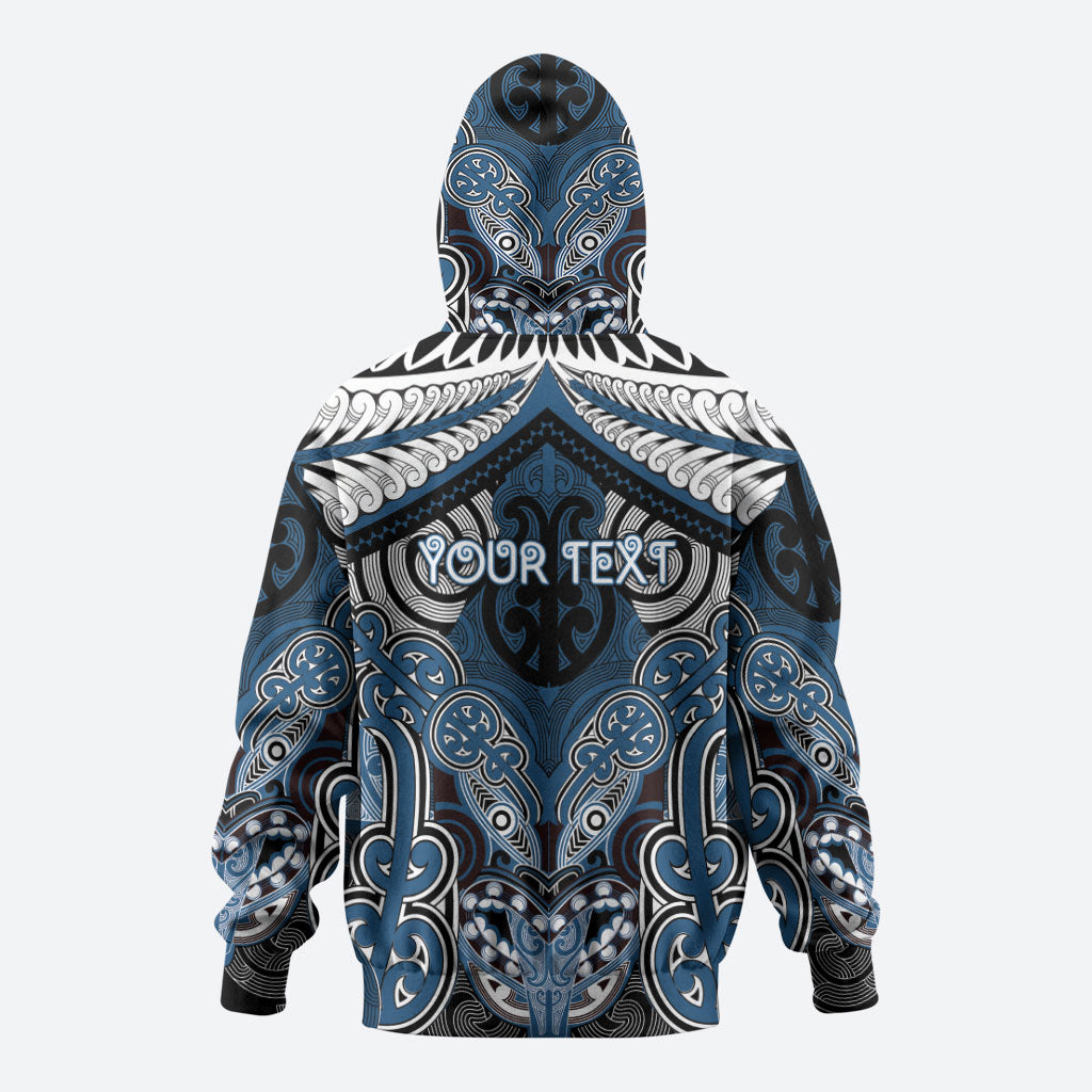 Aotearoa Iwi Ngati Mutunga Personalised Zip Hoodie Maori Kowhaiwhai Pattern