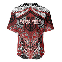 Aotearoa Iwi Te Ati Awa Personalised Baseball Jersey Maori Kowhaiwhai Pattern