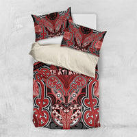 Aotearoa Iwi Te Ati Awa Bedding Set Maori Kowhaiwhai Pattern