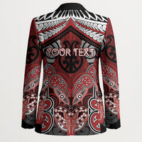 Aotearoa Iwi Te Ati Awa Personalised Blazer Maori Kowhaiwhai Pattern