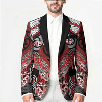 Aotearoa Iwi Te Ati Awa Personalised Blazer Maori Kowhaiwhai Pattern