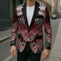 Aotearoa Iwi Te Ati Awa Personalised Blazer Maori Kowhaiwhai Pattern