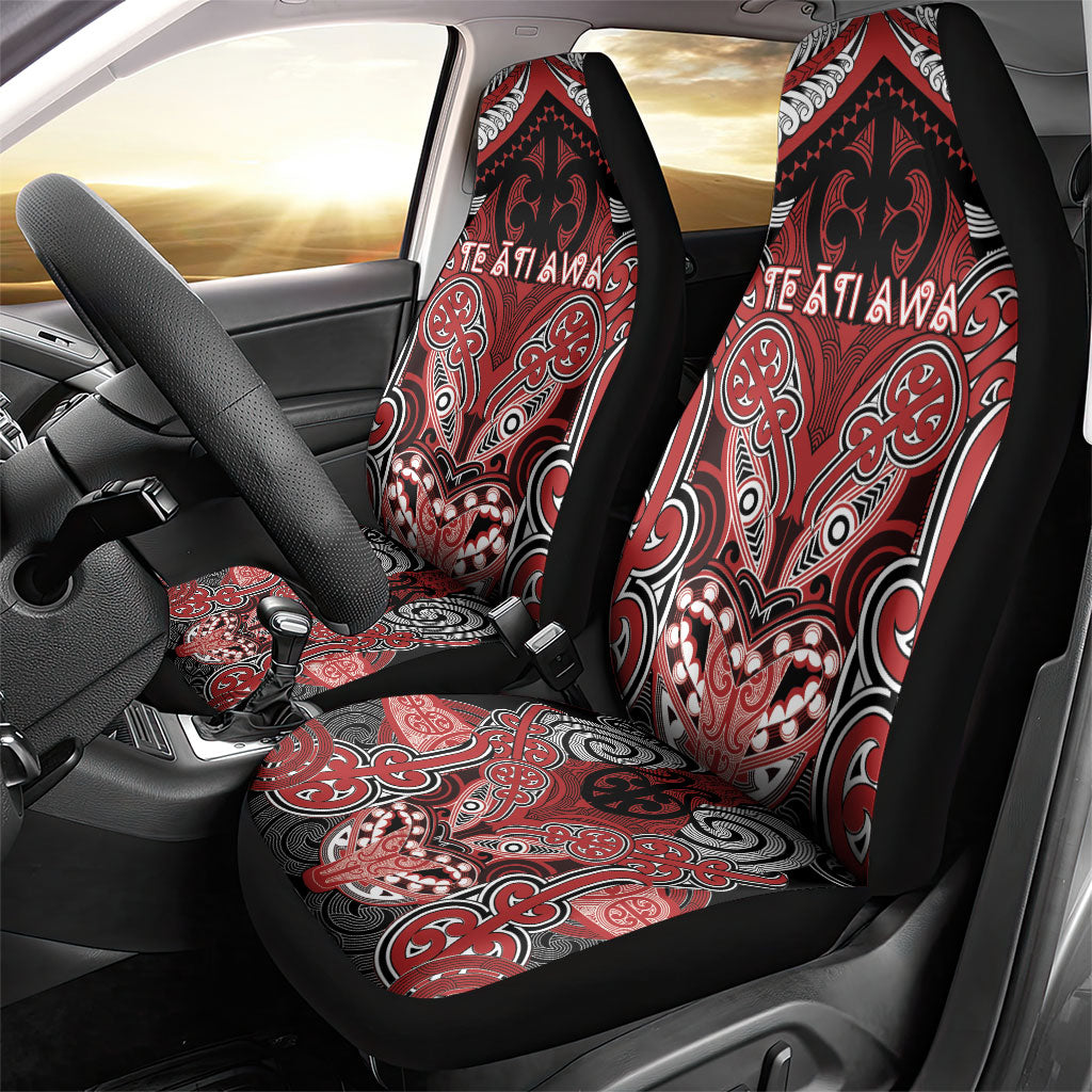 Aotearoa Iwi Te Ati Awa Car Seat Cover Maori Kowhaiwhai Pattern