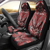 Aotearoa Iwi Te Ati Awa Car Seat Cover Maori Kowhaiwhai Pattern