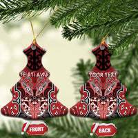 Aotearoa Iwi Te Ati Awa Personalised Ceramic Ornament Maori Kowhaiwhai Pattern