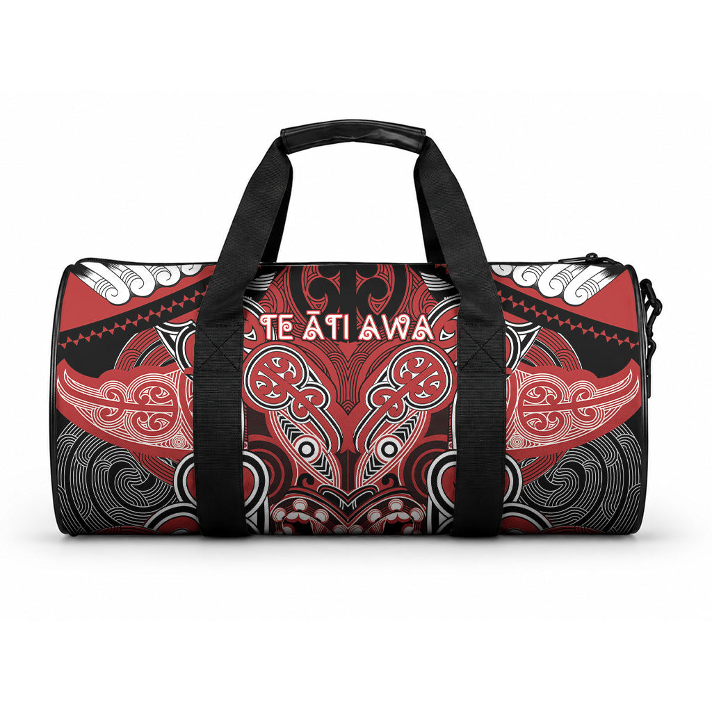 Aotearoa Iwi Te Ati Awa Duffle Bag Maori Kowhaiwhai Pattern