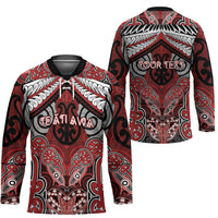 Aotearoa Iwi Te Ati Awa Personalised Hockey Jersey Maori Kowhaiwhai Pattern