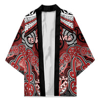 Aotearoa Iwi Te Ati Awa Personalised Kimono Maori Kowhaiwhai Pattern