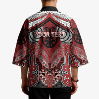 Aotearoa Iwi Te Ati Awa Personalised Kimono Maori Kowhaiwhai Pattern