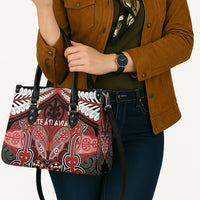 Aotearoa Iwi Te Ati Awa Leather Bag Maori Kowhaiwhai Pattern