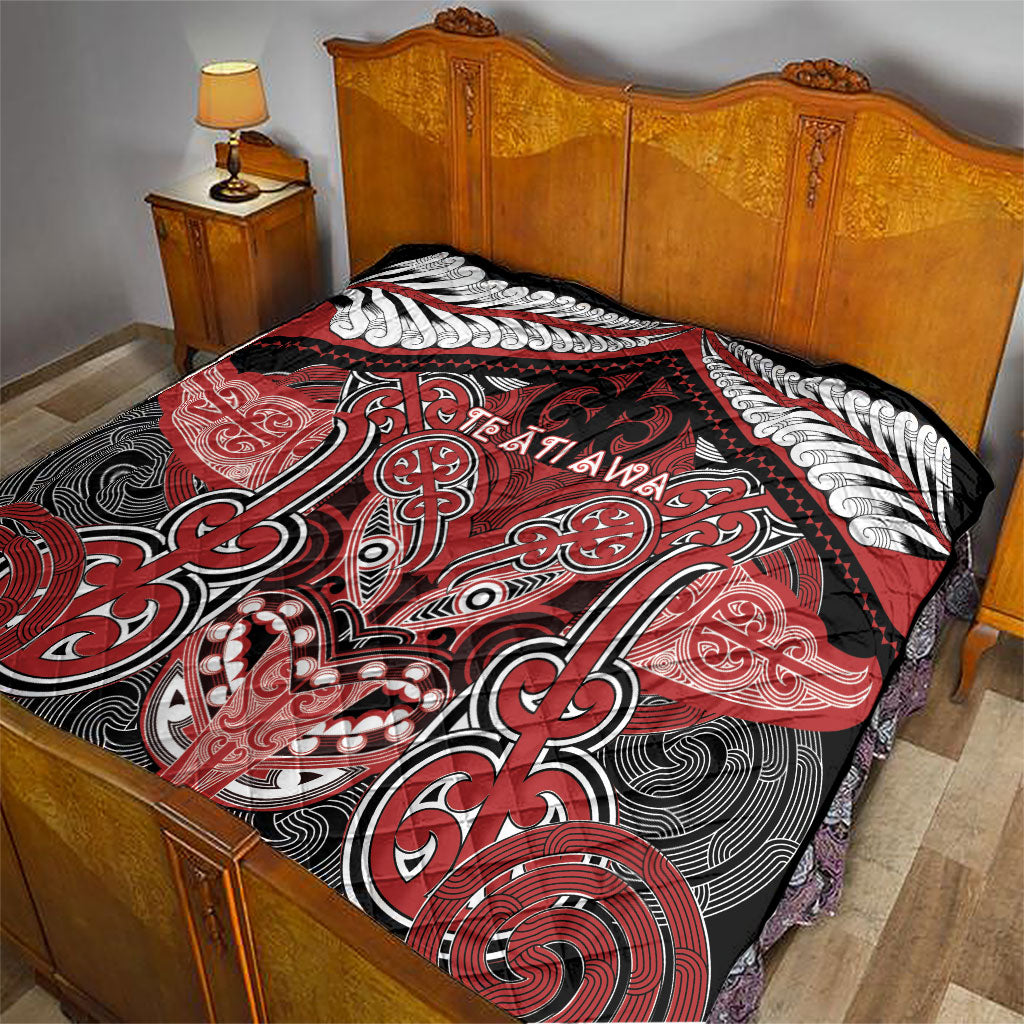 Aotearoa Iwi Te Ati Awa Quilt Maori Kowhaiwhai Pattern