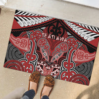 Aotearoa Iwi Te Ati Awa Rubber Doormat Maori Kowhaiwhai Pattern