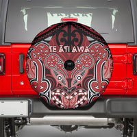 Aotearoa Iwi Te Ati Awa Spare Tire Cover Maori Kowhaiwhai Pattern