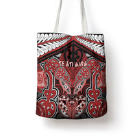 Aotearoa Iwi Te Ati Awa Tote Bag Maori Kowhaiwhai Pattern