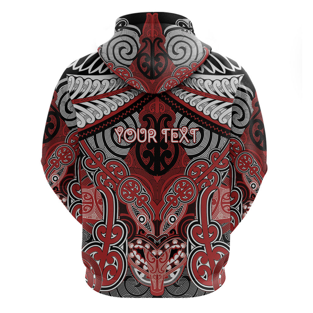Aotearoa Iwi Te Ati Awa Personalised Zip Hoodie Maori Kowhaiwhai Pattern