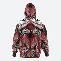 Aotearoa Iwi Te Ati Awa Personalised Zip Hoodie Maori Kowhaiwhai Pattern