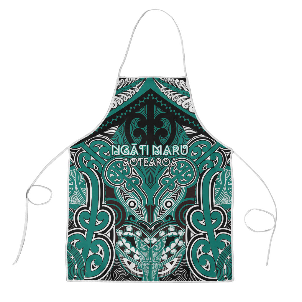 Aotearoa Iwi Ngati Maru Apron Maori Kowhaiwhai Pattern